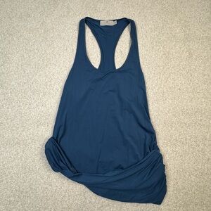 Adidas by Stella McCartney Women's Blue Racerback Tank Top